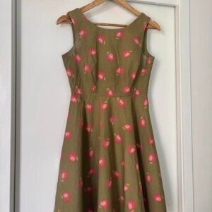 Dangerfield Women's Khaki and Green Dresses